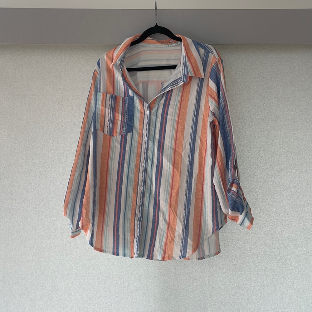 Amazon XL long sleeve button down shirt